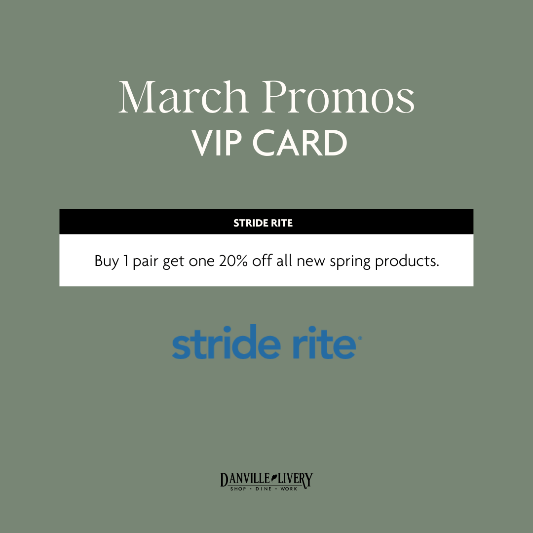 A march promos vip card for stride rite