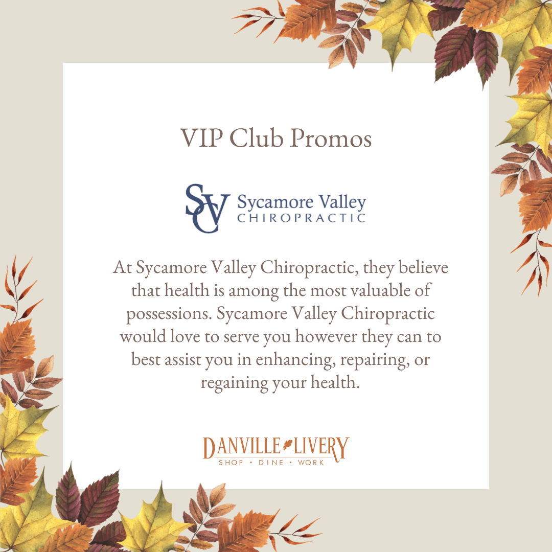 A card with leaves on it that says vip club promos