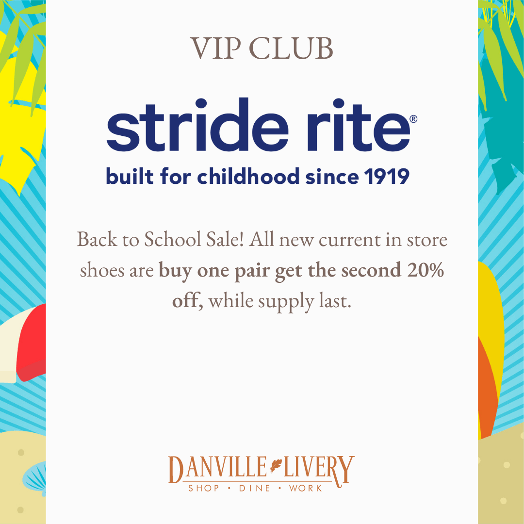 A poster for stride rite built for childhood since 1919.