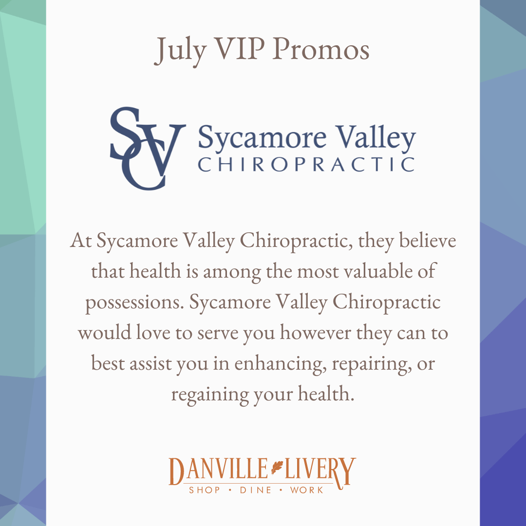 Sycamore valley chiropractic believes that health is among the most valuable of possessions.