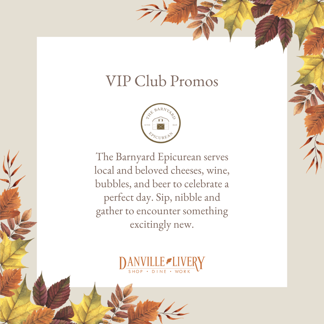 A poster with leaves and the words vip club promos on it