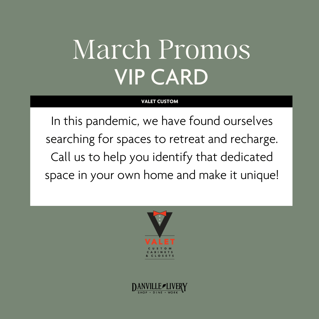 March promos vip card in this pandemic , we have found ourselves searching for spaces to retreat and recharge.