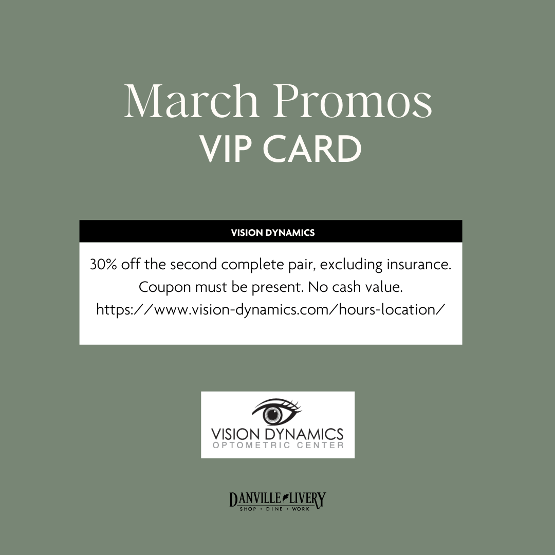 A march promos vip card for vision dynamics
