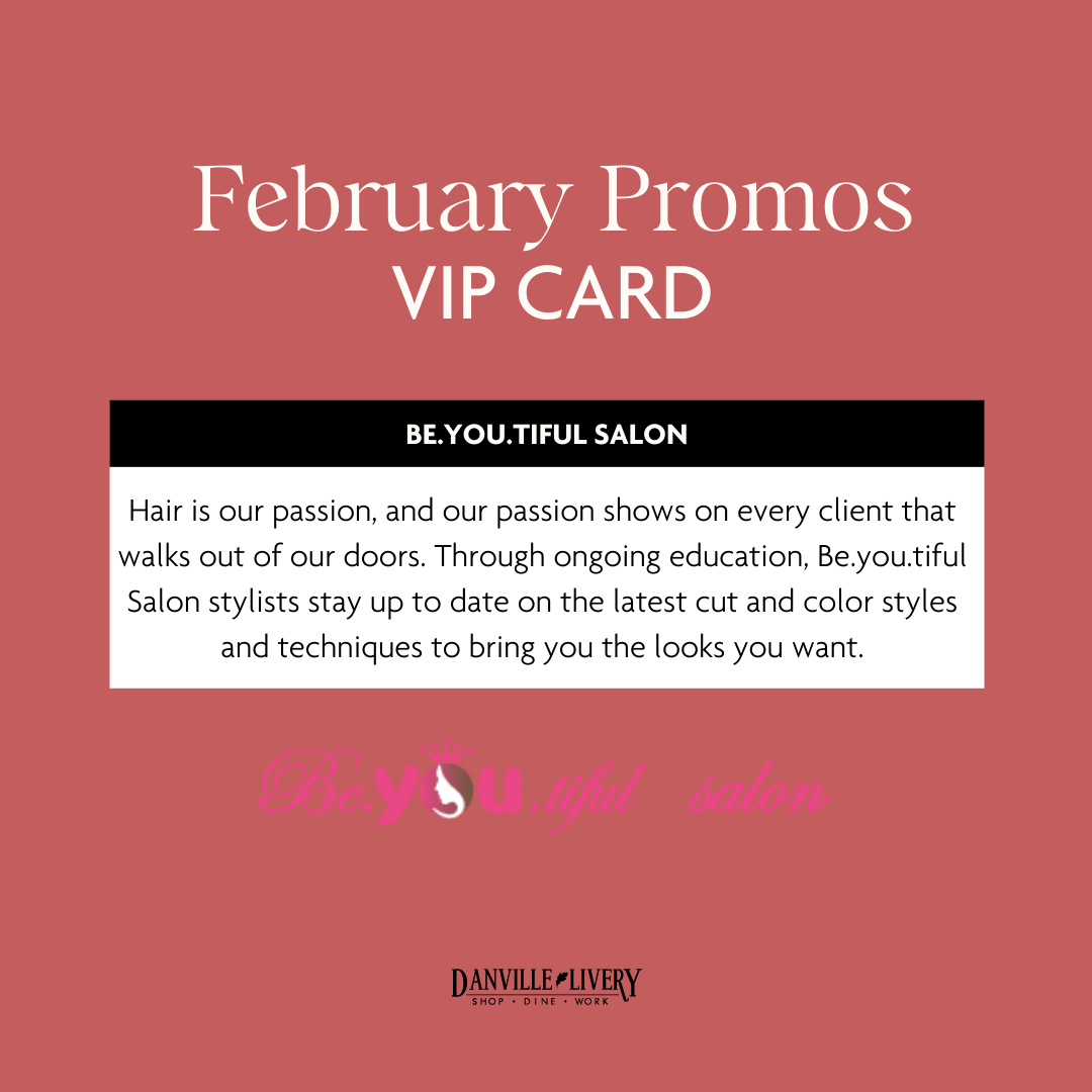 A february promos vip card for beyoutiful salon