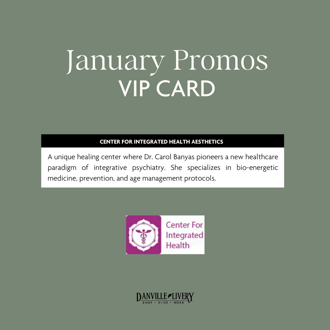 A january promos vip card for the center for integrated health