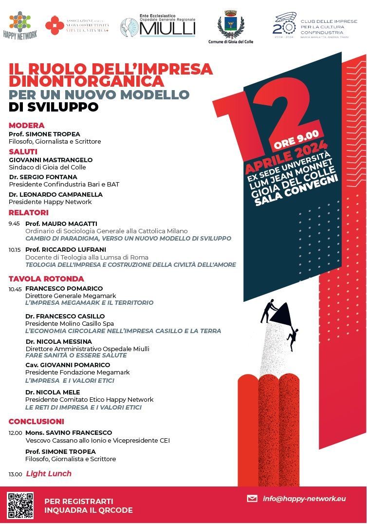 Il ruolo dell'impresa dinontorganica per un nuovo modello di sviluppo