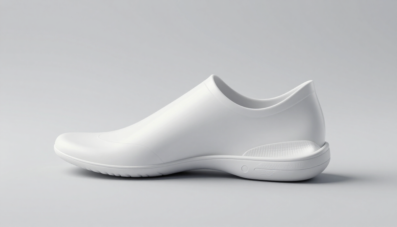 Close-up of a high-quality custom orthotic shoe insert.