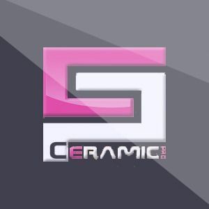 Logo with pink and white "S" inside a square, "Ceramic Pro" below.