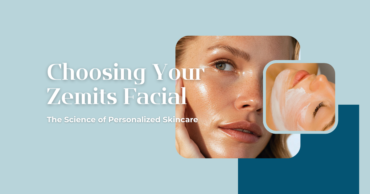 Zemits facial treatment using advanced skincare technology.