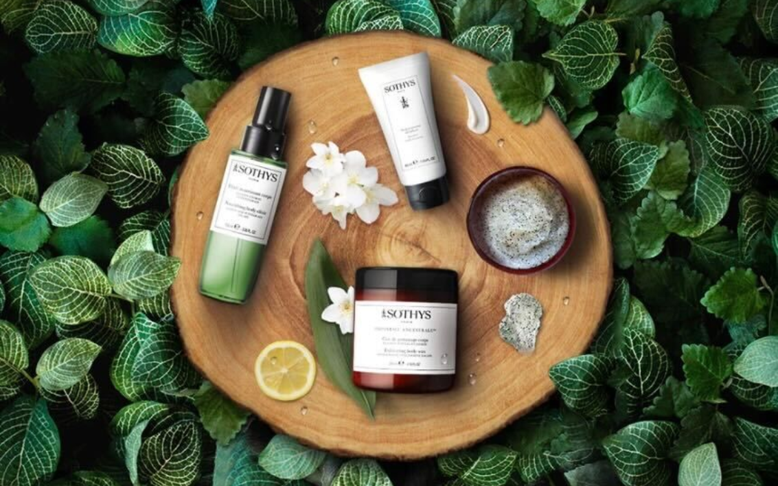 Sothys Paris skincare products at Palestra Spa & Studio