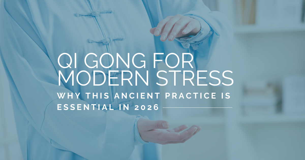 Qi Gong practice for stress relief and nervous system regulation.