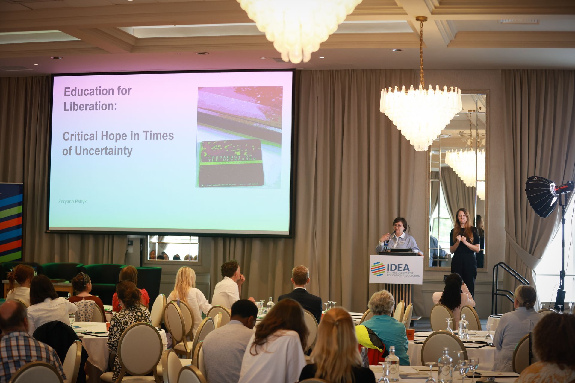 Image of IDEA members attending an event.