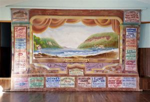 Historical Mural in East Burke, Vermont