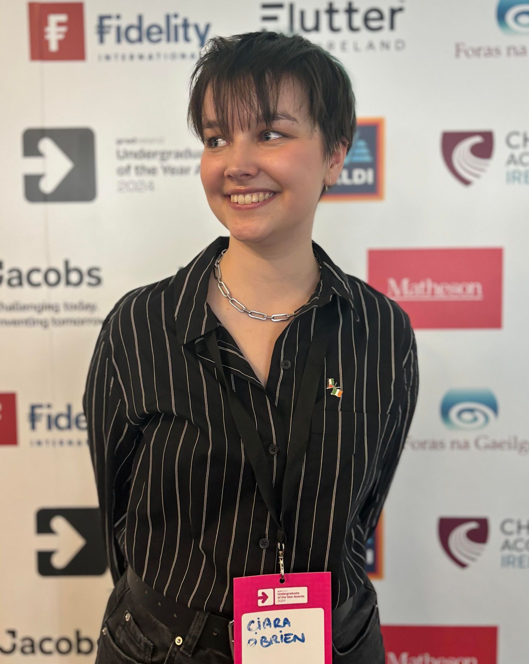 Ciara O’Brien, a 2nd year at Trinity College Dublin