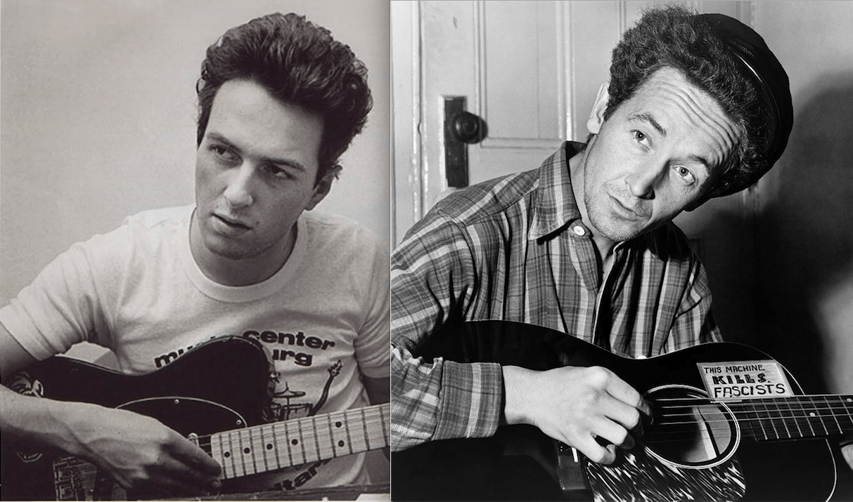 A couple of Woody strummers Joe Strummer & Woody Guthrie