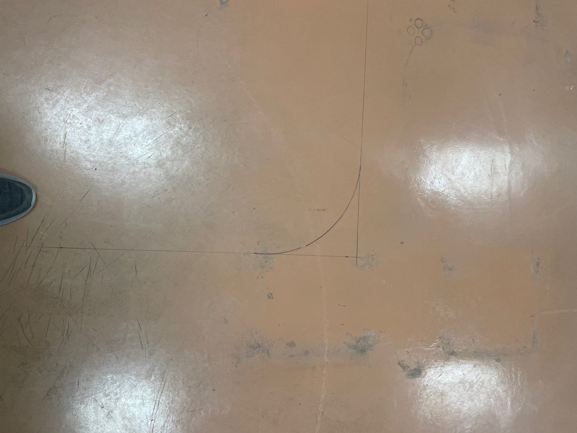 concrete floor before