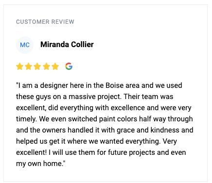 A customer review from miranda collier on google shows that they used these guys on a massive project.