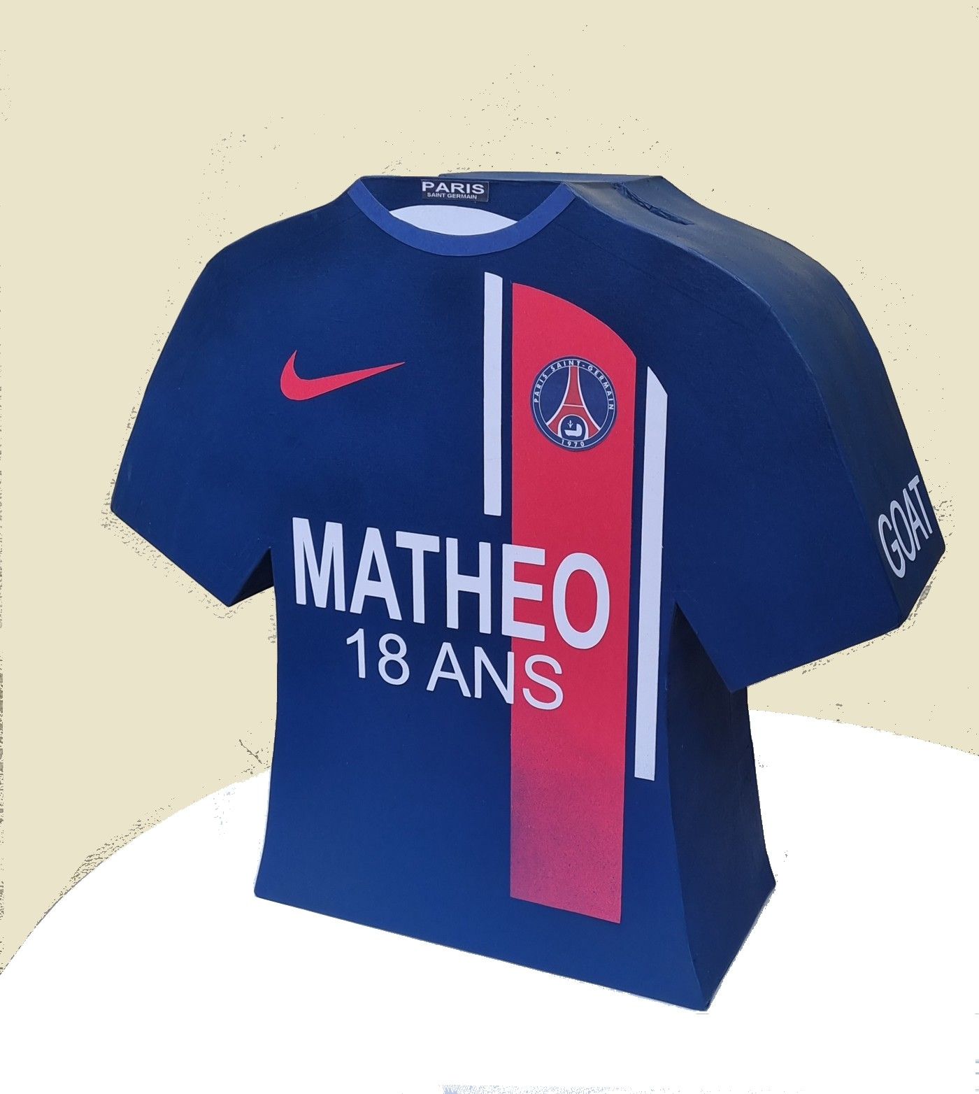 urne anniversaire football 18 ans