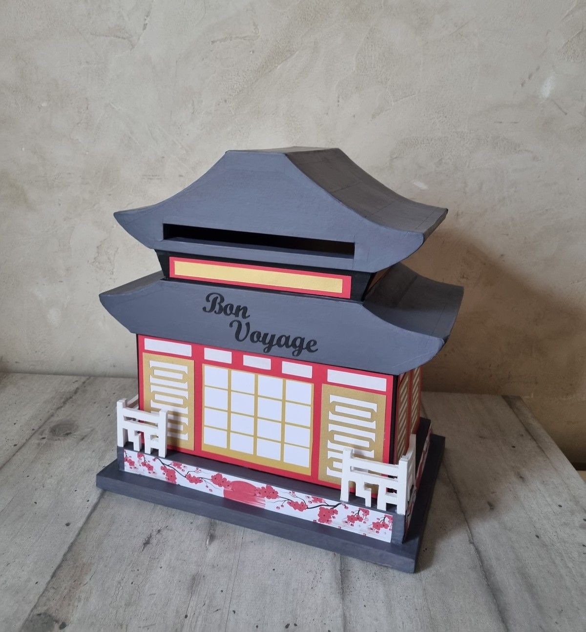 urne mariage thème japon