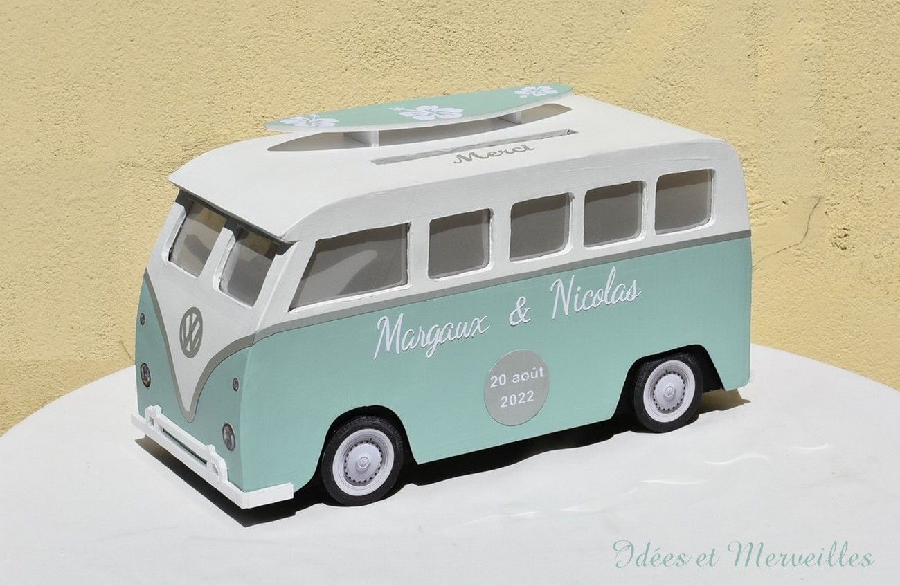 urne mariage combi van vw