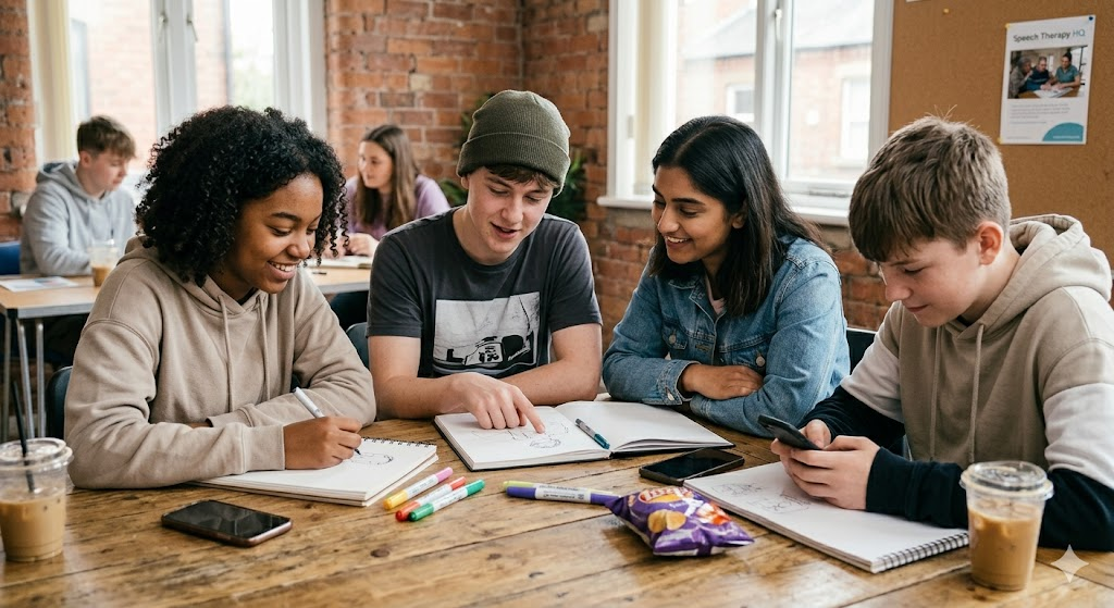 teens communicating