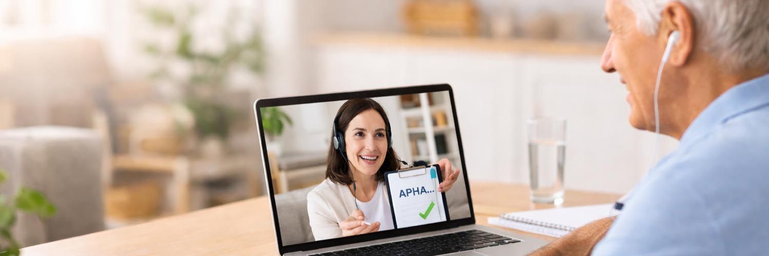Remote online aphasia therapy