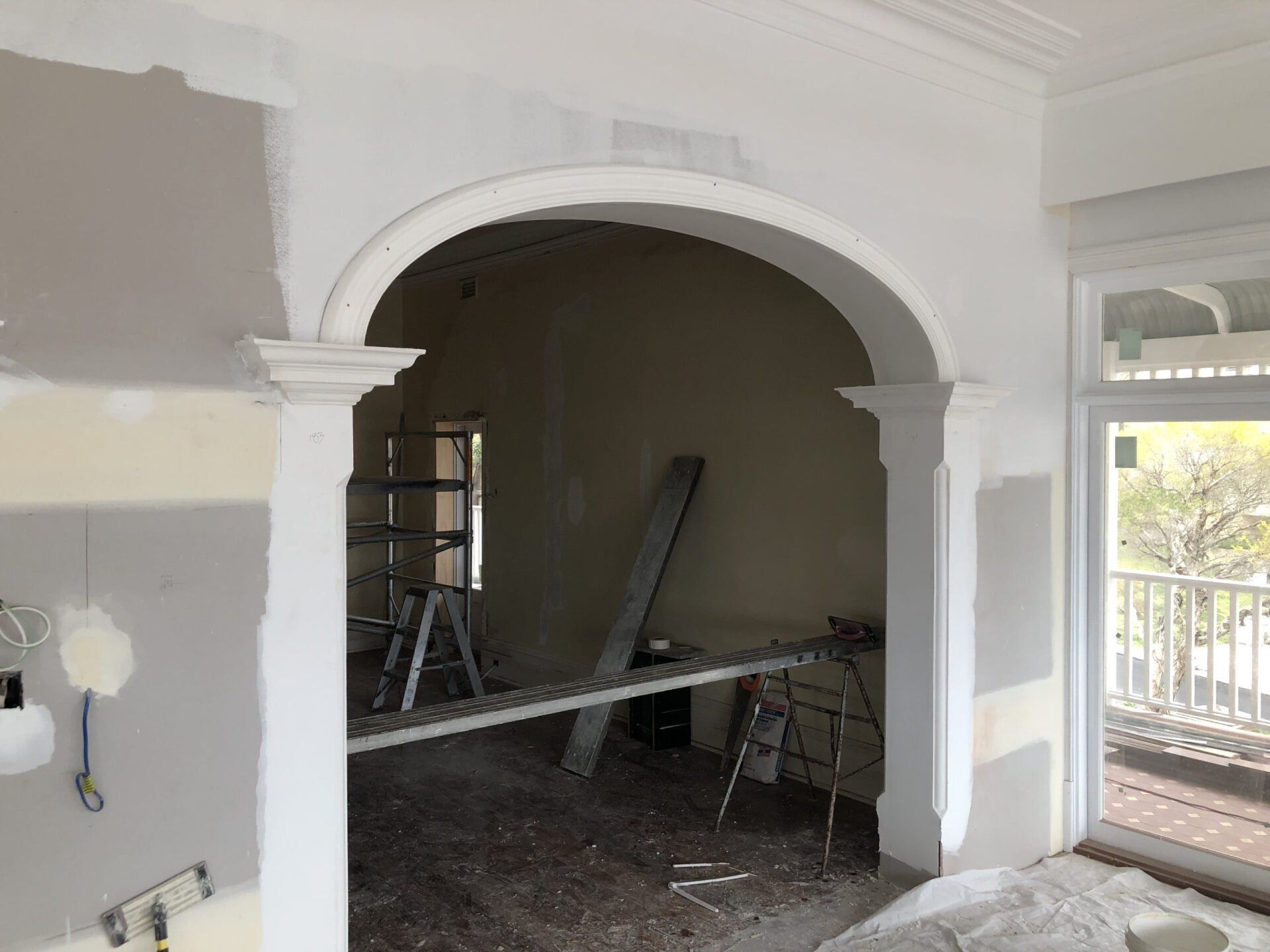 White Doorway Design — Perth, WA — Plasterline Industries