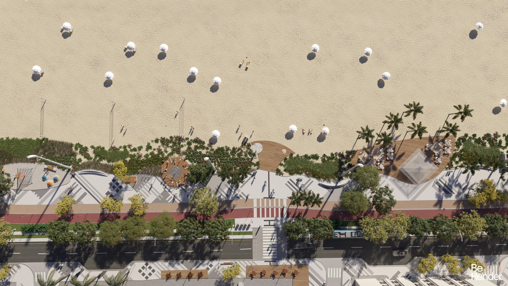 Reurbanização da praia central (etapa Barra Sul)