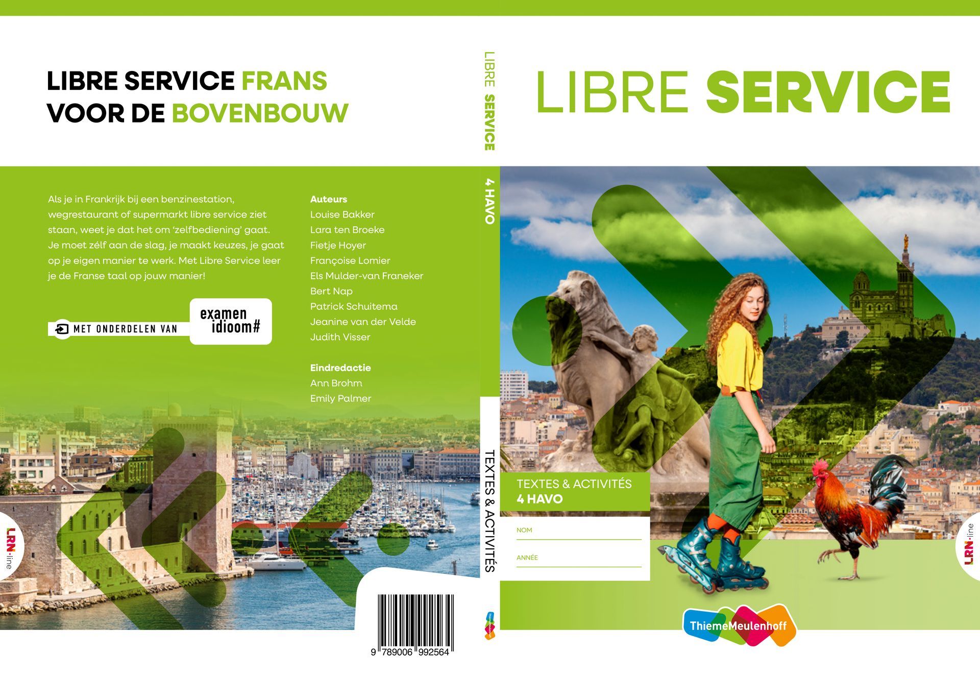 A book called libre service frans voor de bovenbouw