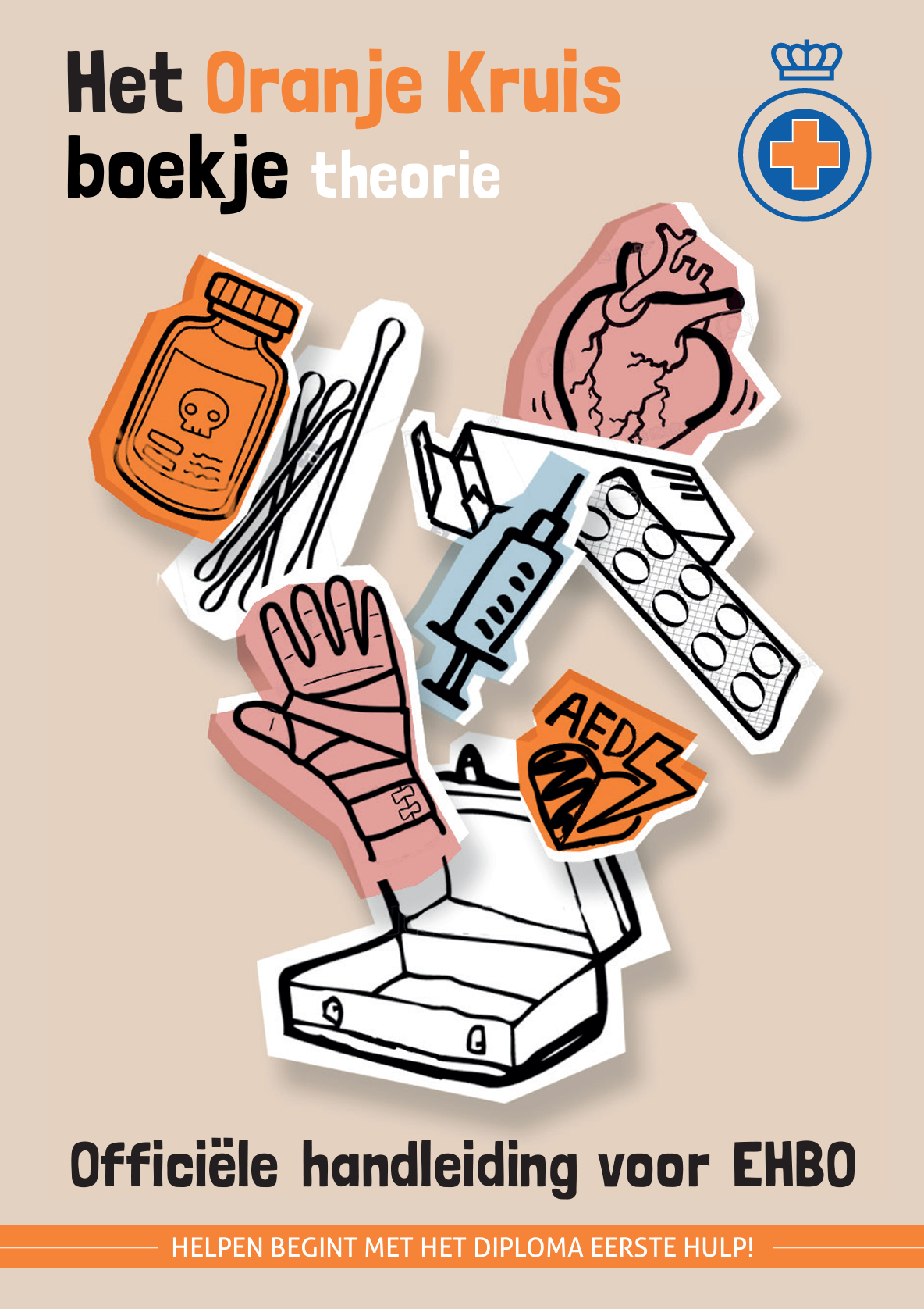 The cover of a book titled het oranje kruis boekje theorie