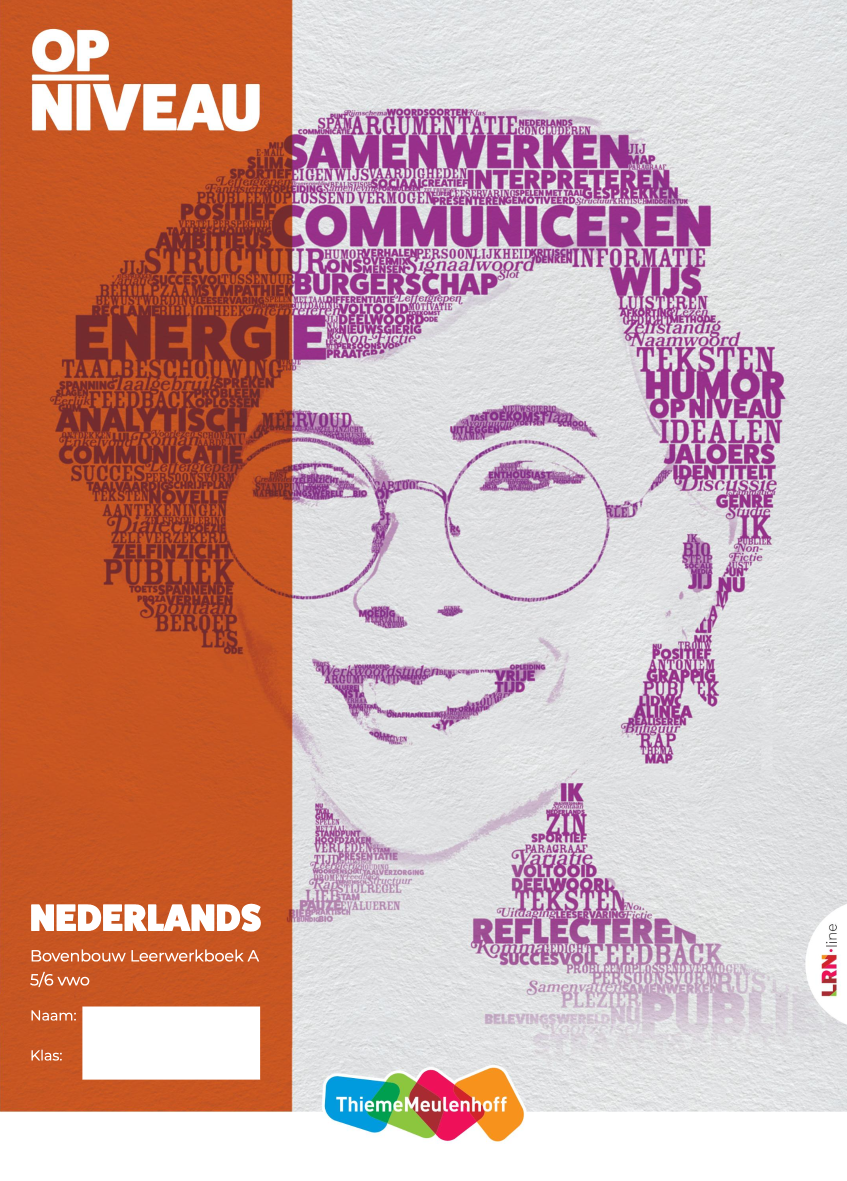 Een koekoeksklok is omgeven door woorden op een blauwe achtergrond