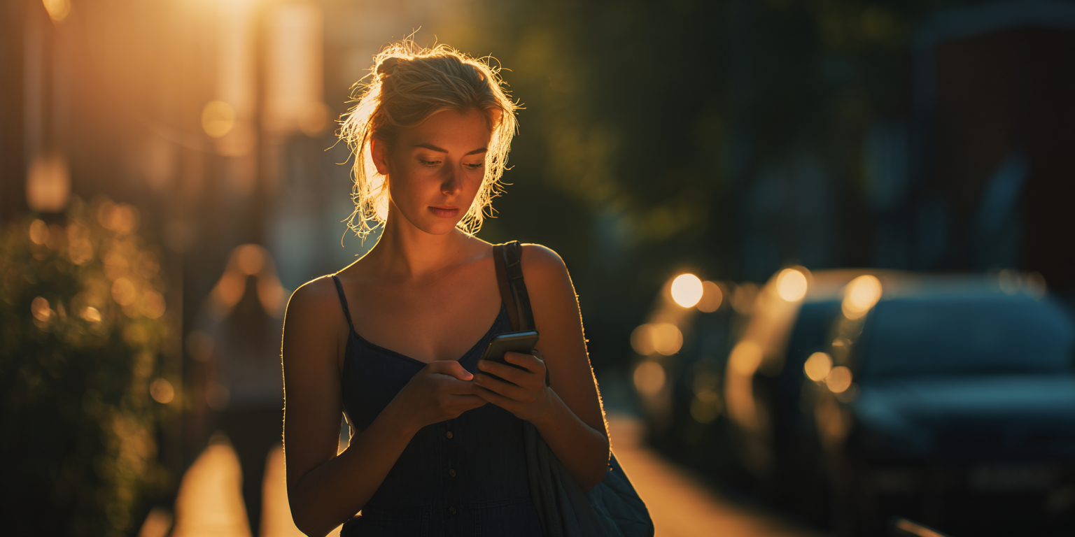 Woman looking at a phone at night with “Website & Ads Accelerator System” text and a “Best Seller” badge