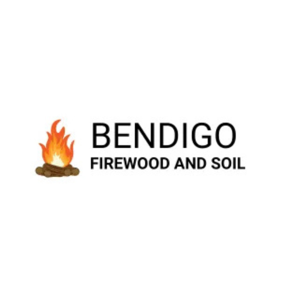 Logo: A campfire icon beside the text 