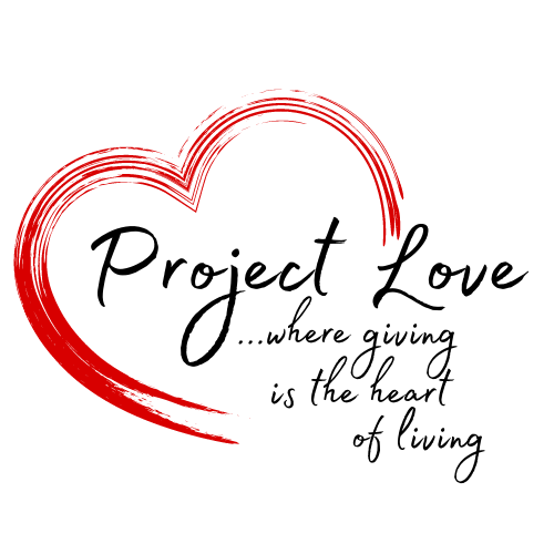 Logo: Red heart outline with 