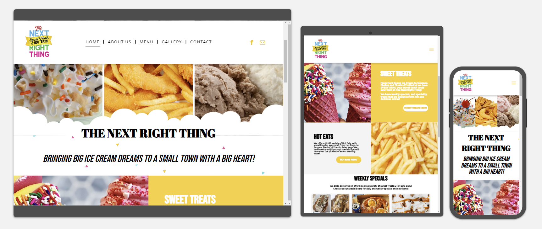 Website design for 