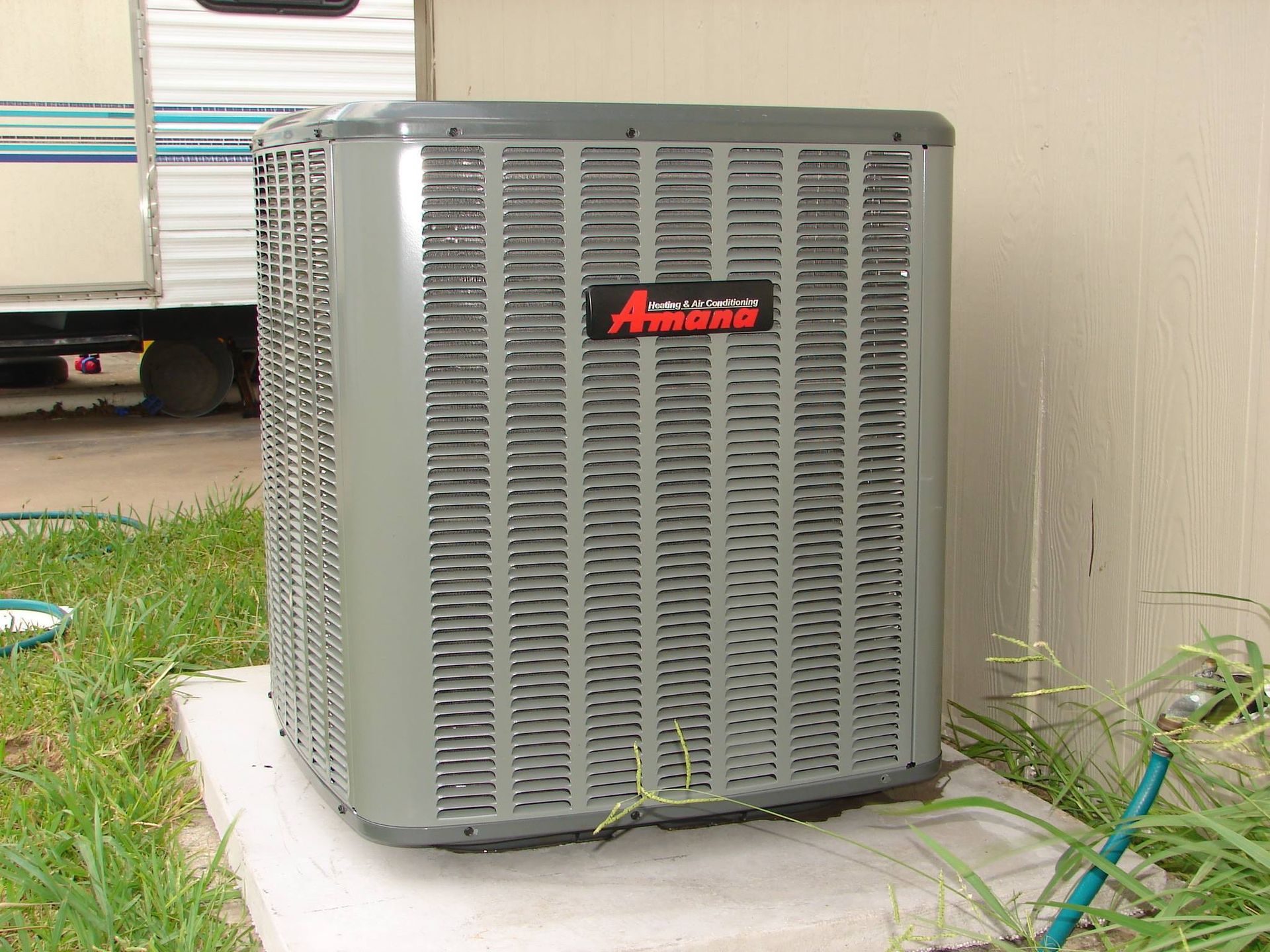 Air Conditioning Units Outside Amana Brand - Freeport, TX - A1 Comfort Systems