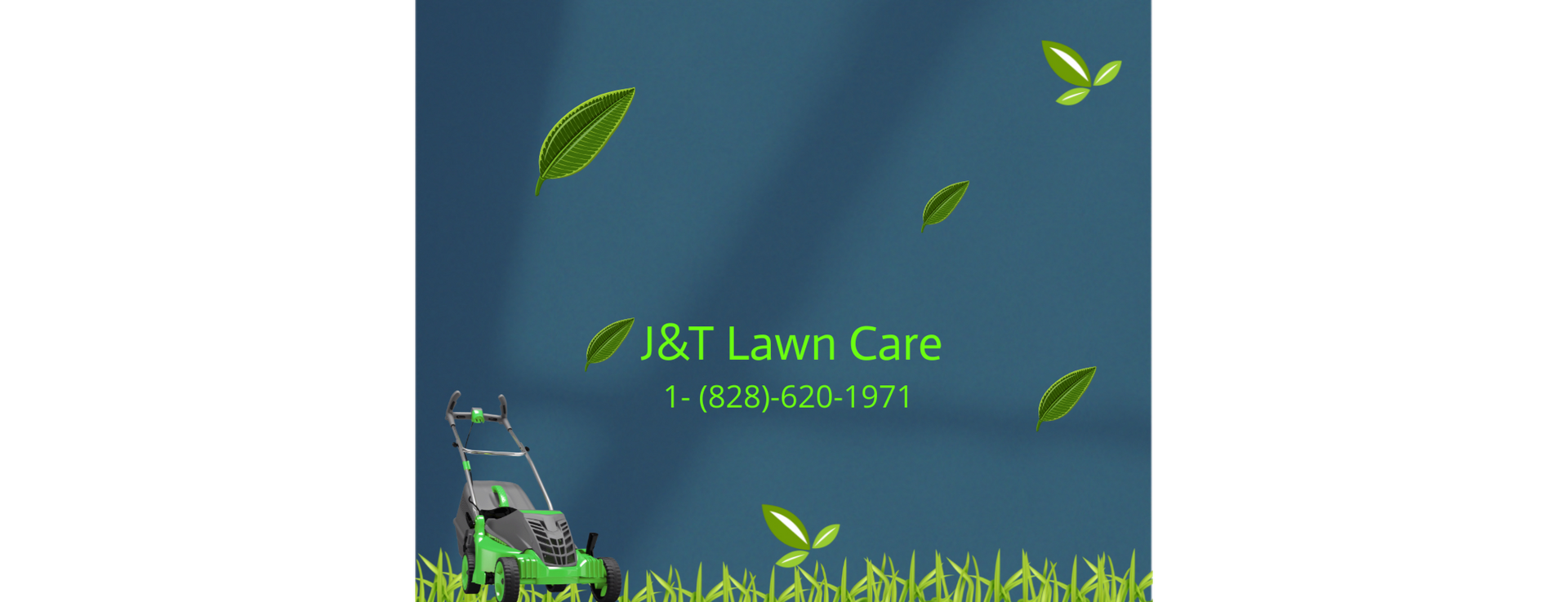 J & T Lawn Care Logo PNG