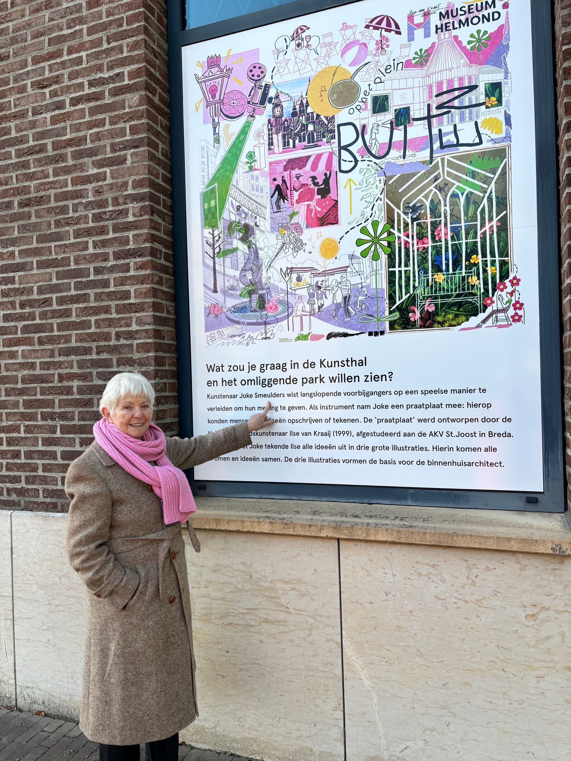 Kunstproject in de buitenruimte voor de Kunsthal Helmond