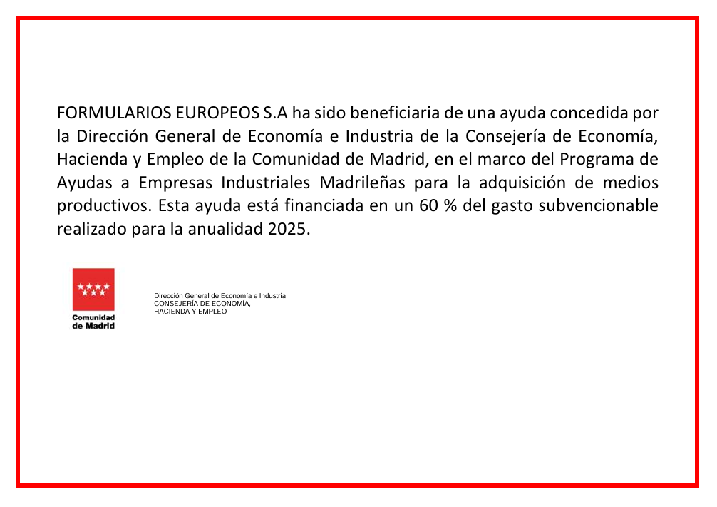 subvencion comunidad de madrid para proyectos de industria y produccion