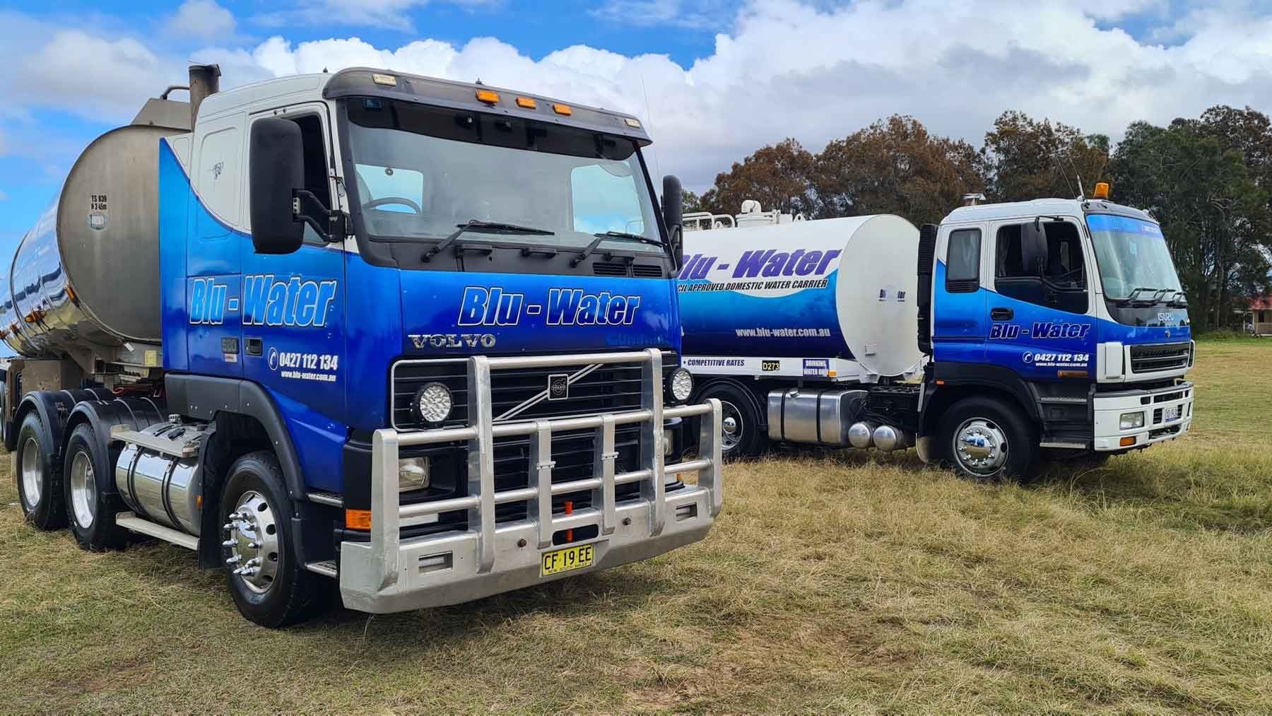 Blu-Water Truck