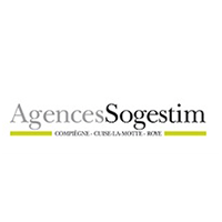 C'est un logo pour une société appelée agences sogestin.