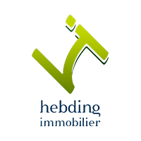 Un logo pour une entreprise appelée hebding immobilier