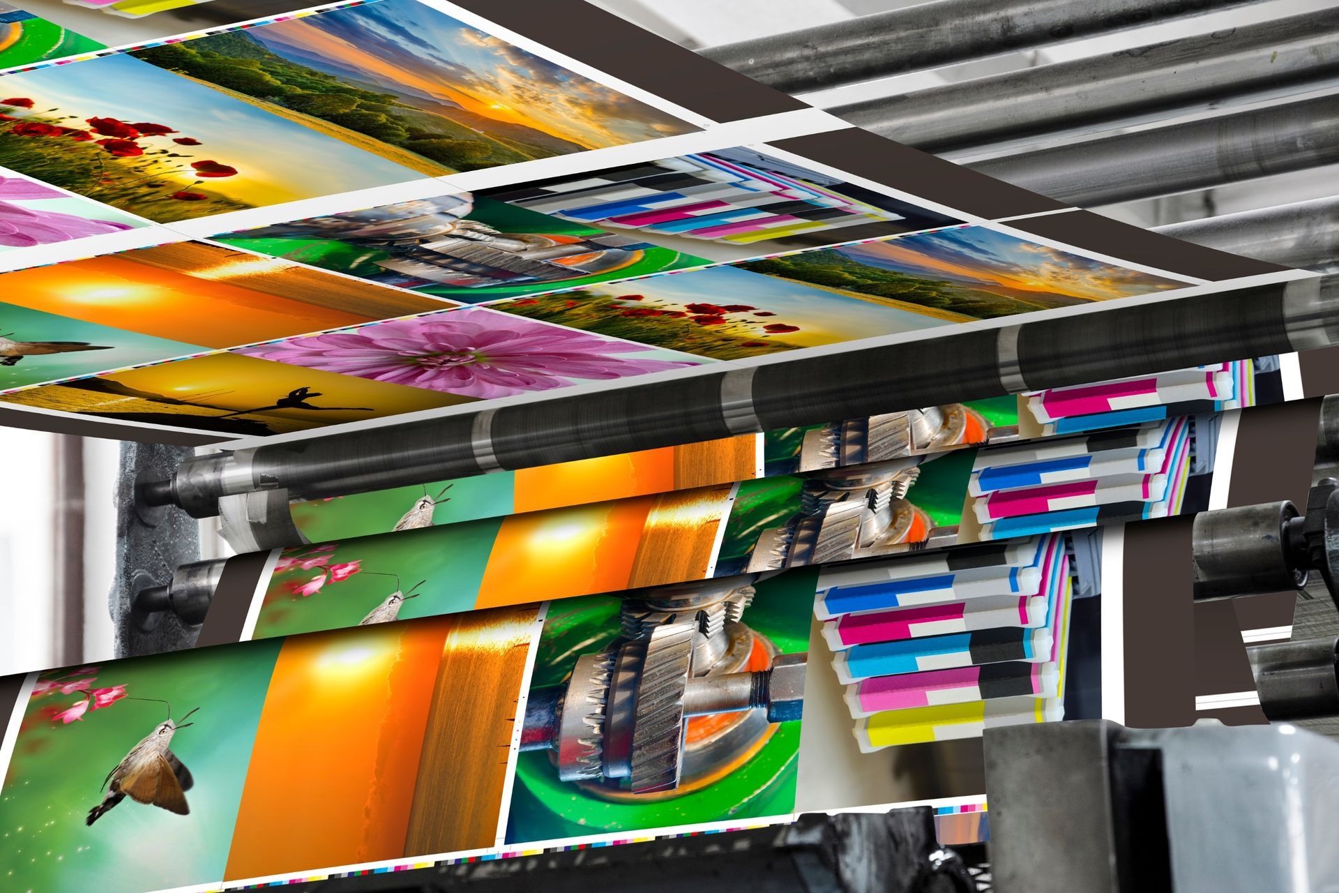 Commercial print production
