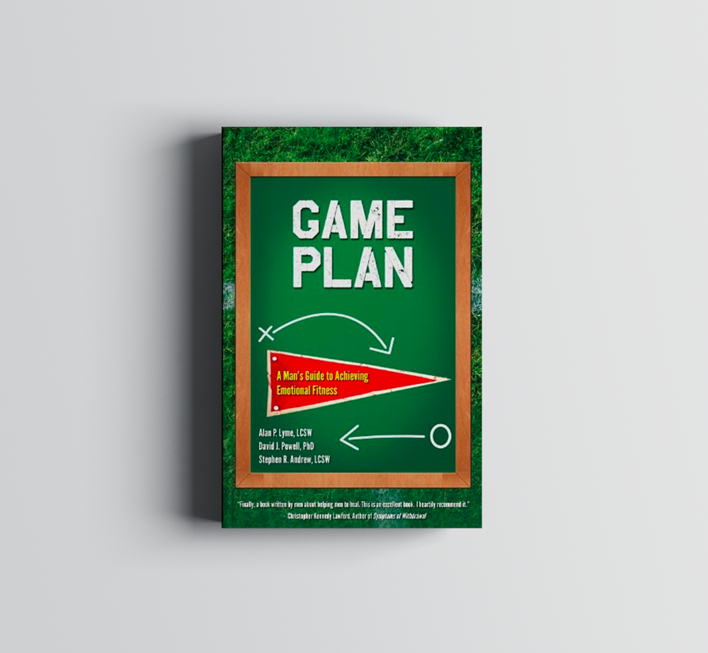 A green chalkboard with the words game plan on it