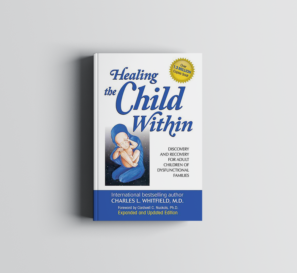 A book titled healing the child within by Charles L. Whitfield, M.D.