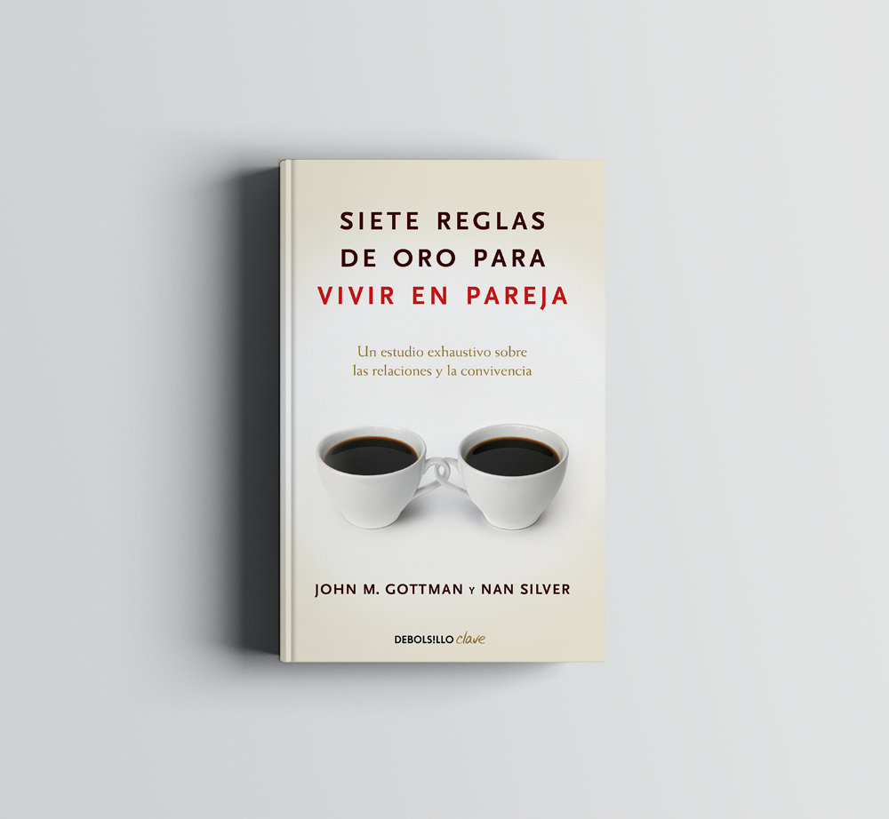 A book titled siete reglas de oro para vivir en pareja