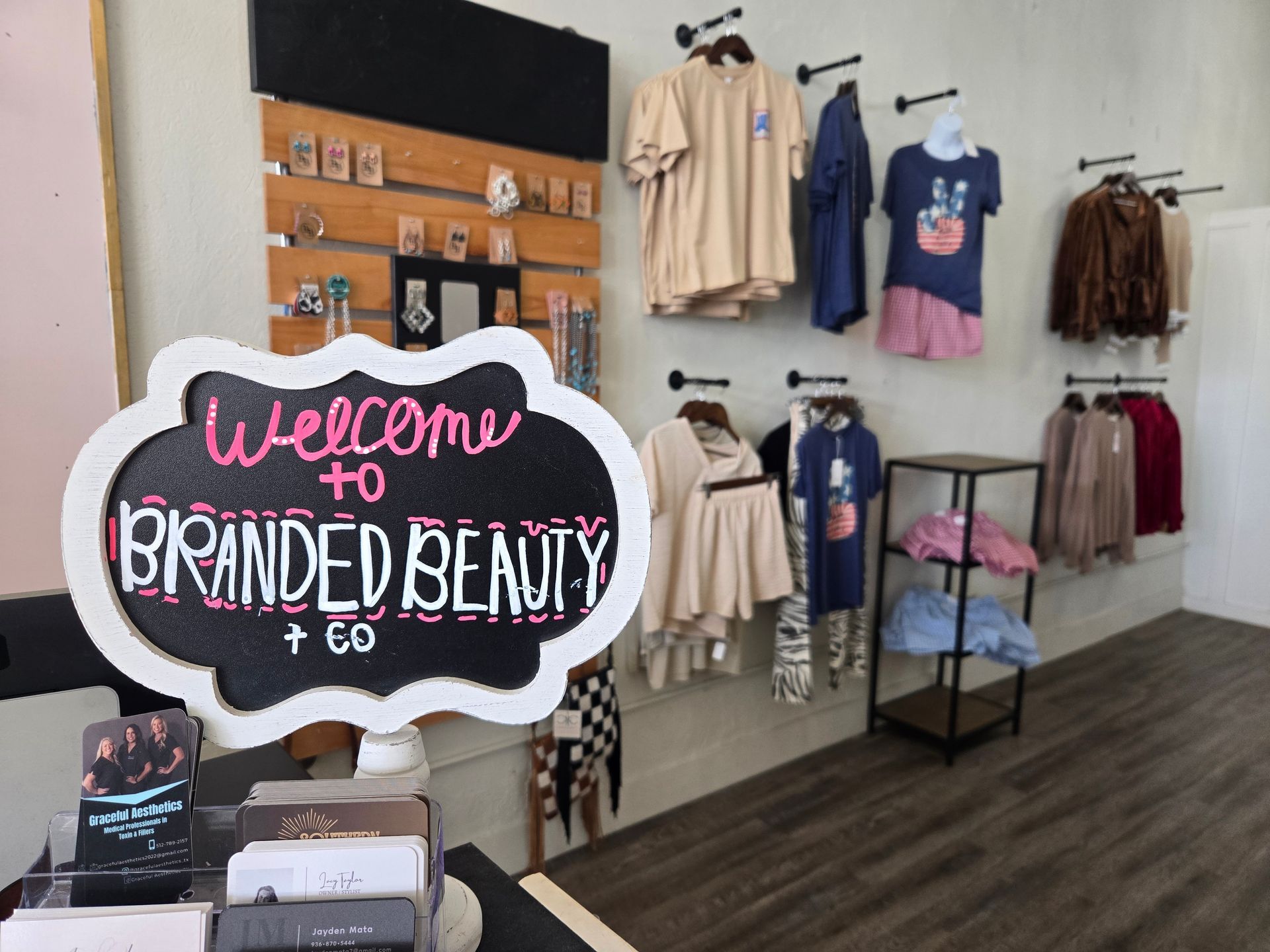 Branded Beauty + Co salon team in Navasota Texas offering hair, makeup, spray tanning, and beauty services