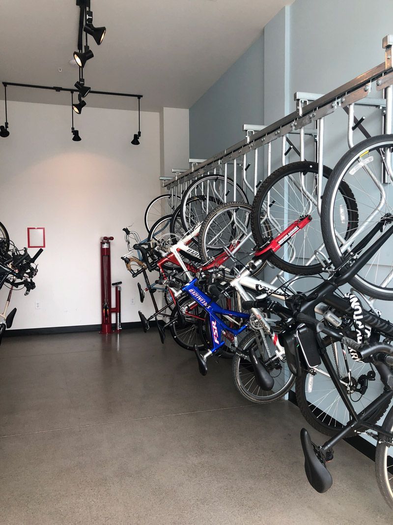 Rym Apartments bike storage