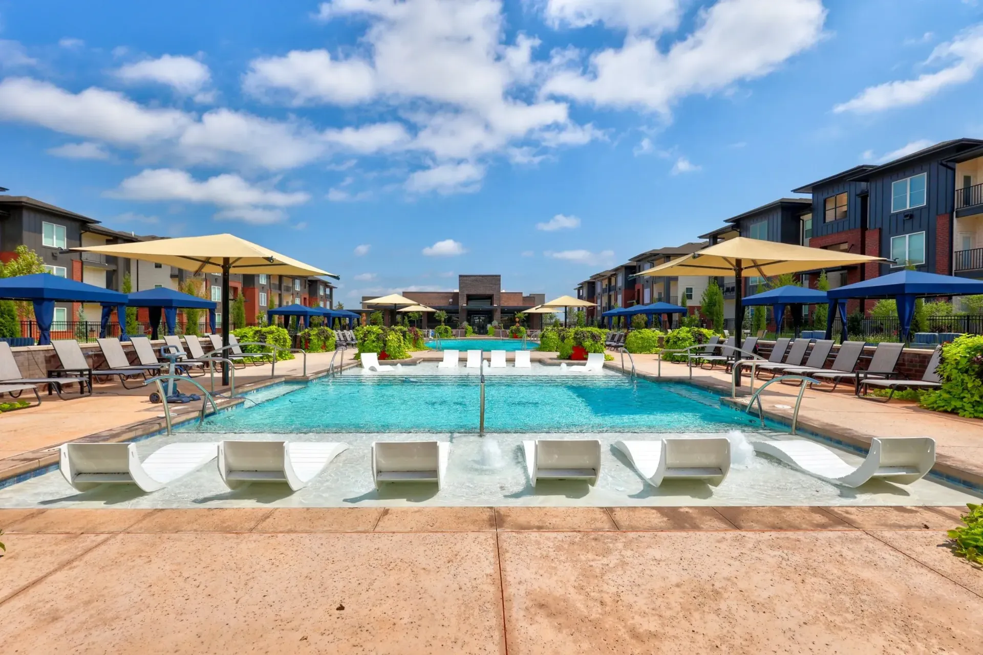 Swimming pool at Trailwinds in Yukon, OK.