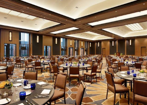 Balloon delivery at UCLA Luskin Conference Center corporate event space near Bel Air Los Angeles